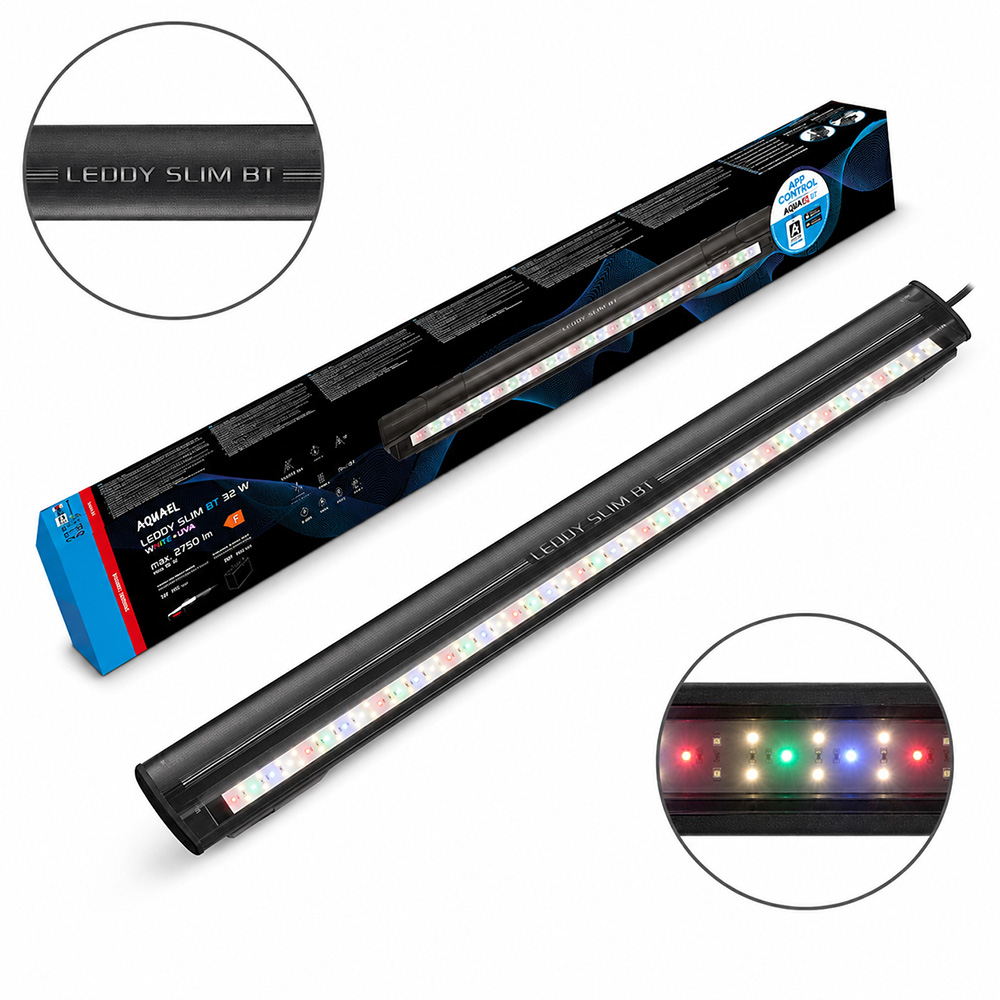 Aquael Leddy Slim BT 960 32W Czarna Lampa LED WRGB+UV do Akwarium 100-120cm.jpg